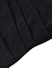 Lotusmile Sun Women Dresses Evening, Flared Plus Size Midi Dress Sundress,XX-Large All Black