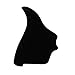 Hogue HandAll Beavertail Rubber Grip Sleeve for S&W Shield 9/40, Ruger LC9 / EC9, Black - 18400