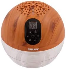 Amazon バイオナースボール Dx 水で空気を洗う アロマ空気清浄機 大容量 抗菌消臭付 Pm2 5 対応 花粉 黄砂 Ledライト 木目 ソウイ Souyi 加湿器