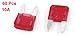 60PCS 10A 10 AMP Automotive Mini Blade Fuses Red for Car