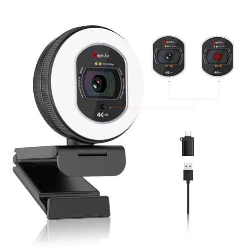 Angetube 4K Webcam Light