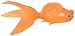 USToy CP Plastic Gold Fish Action Figure, One-Size (UST721)