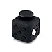 ZEBRA Kickstarter Fidget Cube 6 Sides Relieves Stress Ball [Black] Anti-anxiety and Depression Cube Toy for Children, Students, and Adults - Great for Work, Class and Home Easy Carrying