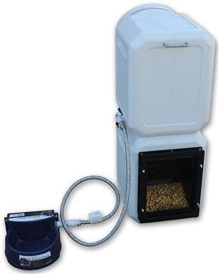 dog kennel food dispenser