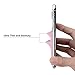 SHANSHUI Card Holder for Back of Phone, Adhesive Stretchy Fabric Lycra Double Slots Credit Card Sleeves Stick On Wallet Pocket Compatible for iPhone and Most Smartphones(Black&Pink)