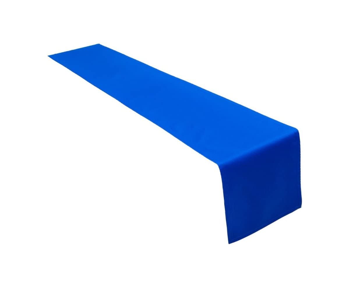 Lemos Home Table Runner, Table Linen Made from 100% Cotton, Concept Collection, Choice of Colours and Sizes (Table Runner - 40 x 200 cm, Royal Blue)