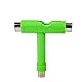 All in One Skate T/Y Tool Skateboard Tool, Multi-Function and Portable Skate Tool for Peny Borad and Longboard Screwdriver (Green T)