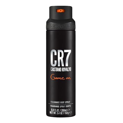 Cristiano Ronaldo CR7 Game On Set de Regalo - Colonia Deportiva y Audaz para Hombres con Notas Amaderadas - Spray Corporal y Gel de Ducha - 3 pz