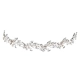Topwedding Rhinestone Floret Featured Bridal Floral Wedding Tiaras Headband Headpiece
