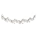 Topwedding Rhinestone Wedding Tiara Headband Bridal Floral Headpiece Hair Jewelry Women Girls