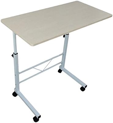 Table adjustable - Computer desk stand for sofa or bed - Portable laptop desk on wheels for writing, drawing, board games, models, puzzles, arts and crafts, trade shows, gardening!