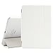 BESDATA Ultra Thin Magnetic Smart Cover (Wake/Sleep Function) & Clear Back Case for Apple iPad Mini 2 / Mini 3 (with Retina Display) + Screen Protector + Cleaning Cloth + Stylus, White - PT3101