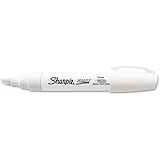 SHARPIE Oil Based Paint Marker, Bold Point, White, 3/Pack