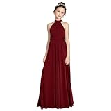 TAISHAN Chiffon Junior Bridesmaid Dress for Teens