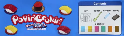 KRACIE POPIN’ COOKIN’ DIY CANDY SUSHI KIT, NO BAKE, 1 OUNCES (PACK OF 1)