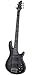 Schecter Hellraiser Extreme-5 5-String Bass Guitar, See-Thru Black Satin
