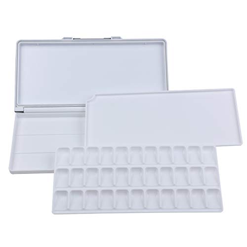 MEEDEN Airtight Leakproof Watercolor Palette Travel Paint Tray with A