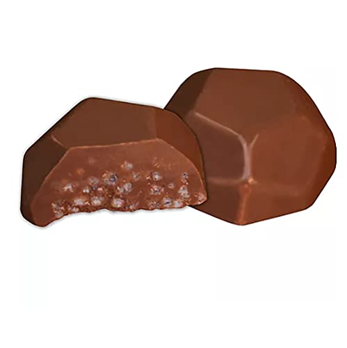 FRUIDLES CHRISTMAS COAL CHOCOLATE, MILK CHOCOLATE PARTY BAG FILLERS, INDIVIDUALLY WRAPPED FOILS, RESEALABLE BAG, KOSHER CERTIFIED DAIRY (1 POUND)