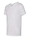 Bella Canvas Unisex Triblend V-Neck T-Shirt L SLD Wht Trblnd
