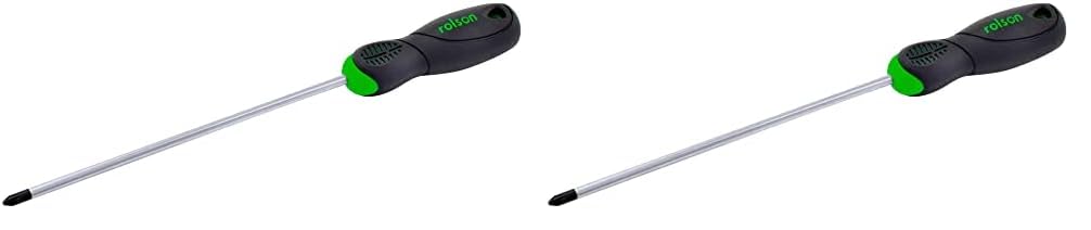 Rolson 29166 Screwdriver, PZ2 x 200 mm (Pack of 2)