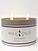 Wax and Oils Soy Wax Aromatherapy Scented Candles (Lavender) 16 ounces. Single
