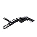 Mokale 6pcs Salon Croc Hair Styling Clips-Sectioning Plastic Alligator Hair Clip For Thick Hair-Non-Slip DIY Accessories Hairgrip for Women and Girls (Black)