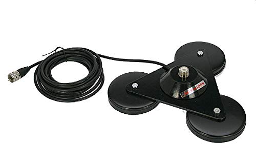 BM360 Triple Magnetic Base MIRMIDON 3 x 90mm Ideal for Large Antennas