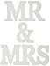 OliaDesign Mr and Mrs Wooden Letters Wedding Decoration/Present
