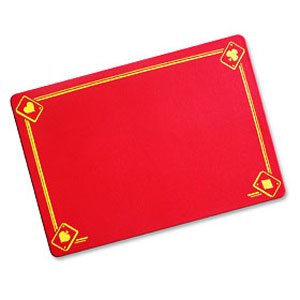 MagicTao VDF Close Up Pad with Printed Aces (Red) by Di Fatta Magic - Trick