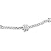 Gem Stone King 925 Sterling Silver Cubic Zirconia 12X9MM Bead Charm