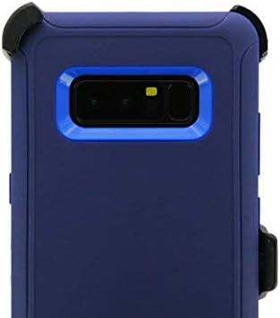 OtterBox Defender Case for Samsung Galaxy Note 8 Cover with Belt Clip Holster fits OtterBox + Tempered Glass Screen Protector - Blue