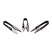 BambooMN Bonsai Tree Pruning Trimming Starter Tool Kit - Leaf Trimmers, and Bamboo Rake - 1 Set