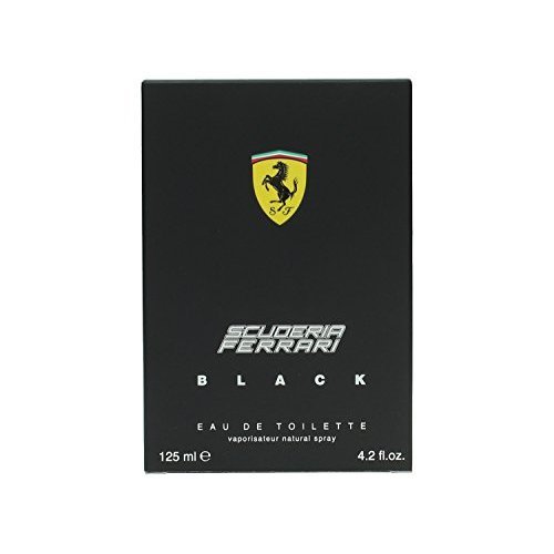 Ferrari Scuderia Black Eau De Toilette Spray For Men, 4.2 Ounce