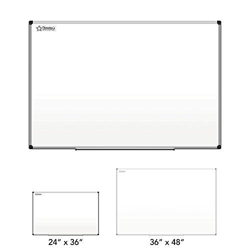 Thornton's Office Supplies 24 x 36 Magnetic Ultra Slim Lightweight Aluminum Frame Wall Dry Erase Whiteboard | Dry Erase Board with Pen, Pencil & Marker Tray (Strong Packaging) - Thumbnail 3