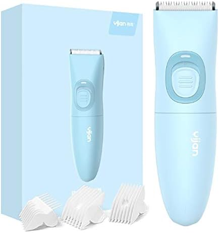 TYUE Baby Children Hair Clippers, Cordless, Quiet Hair Clippers with Safe Ceramic Blade, USB Rechargeable, Waterproof, 3 Guide Combs