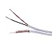 FiveStarCable 1000 ft. RG59 Siamese CCTV Combo Coaxial Cable White - 20AWG RG59 + 18/2 18AWG Power