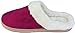 LUXEHOME Women's Cozy Fleece House Footwear/Slippers(1-08) (XL/8-9 US, Wine)