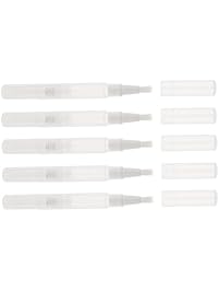 MagiDeal 5pcs 3ml Empty Transparent Twist Pen Cosmetic Container Lip Gloss Eyelash Growth Liquid Tube