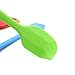 Z ZICOME Large Silicone Spatulas, One Piece Design Kitchen Utensils, 4 Bright Color, Red, Orange, Blue, Green (11-Inch)