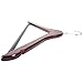 LOHAS Home 16-Pack Cherry Wood Suit Hangers with Non Slip Bar and Precisely Cut Notches - 360 Degree Swivel Chrome Hook - Cherry Finish Super Sturdy