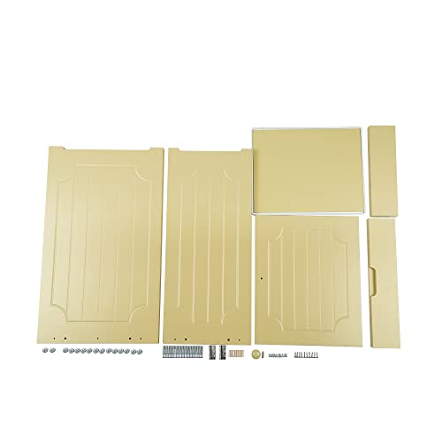 Function Home Cottage Trash Can ,13 Gallon Wood Trash Bin ,Country