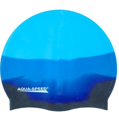 Aqua Speed Men Bunt Silicone s Multicolor Swim Cap - Mix, One size