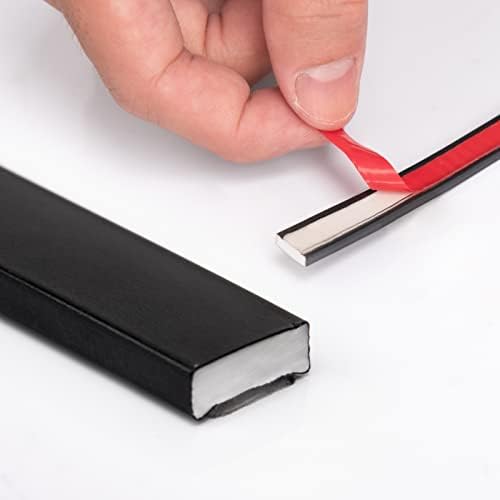 Art3dwallpanels 10 Ft Black Peel and Stick Trim for Backsplash Tile