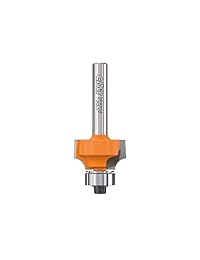 CMT 838.222.11 Roundover Bit, 1 vástago de 4 pulgadas, 3 radio de 16 pulgadas, con punta de carburo