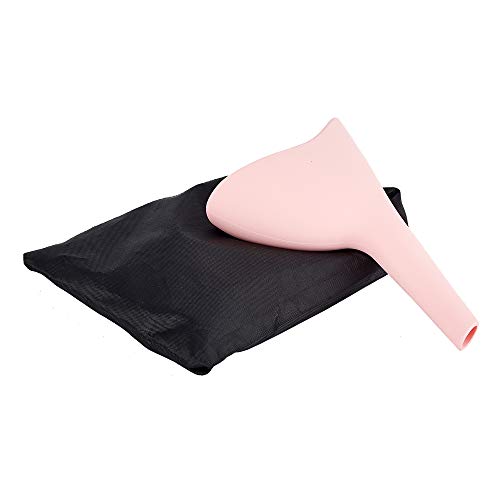 Female Urination Device - Medical Grade Silicone Funnel: Safe & Handy | Easy to Use & Clean Portable Urinal for Women- Outdoor Gear: Travel, Camping, Festival w/ Discreet Pouch, Cleaning Cloth & Brush - Thumbnail 7