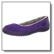 Purple Shoes For Women Crocs Women's Berryessa Suede Ballet Flat