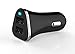 UNIVERSAL DUAL USB SMART CAR CHARGER 2.4A easy to use with Intelligent IC Car adapter and fast charging safe with triple protection incorporated compatible with all Smartphone Tablet Iphone and GPS