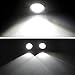 YITAMOTOR 18mm Eagle Eye Led Bulb White, High Power 12V 9W 6500K Eagle Eye Led Bulbs Car Motorcycle Lighting Kit Daytime Running DRL Fog Tail Front Grill Bumper Backup Clearance Marker Light, 10-Pack