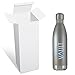 WaterVault Insulated Water Bottle - Stainless Steel Vacuum Thermos Bottles - Cold 24 Hours, Hot 12 Hours - Double Wall Copper Plated