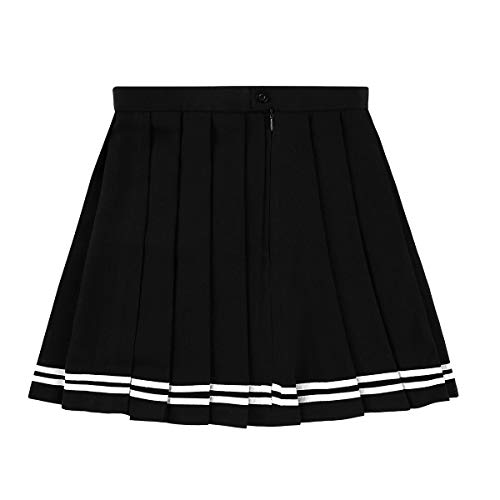 zdhoor Women's School Girl Skirt Costume Japanese High Waist Pleated